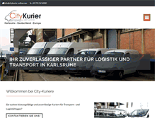 Tablet Screenshot of citykurier-online.com